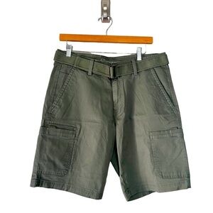 Weatherproof Men's Utility Trail Cargo Short with Ring Buckle Belt 32W NWOT